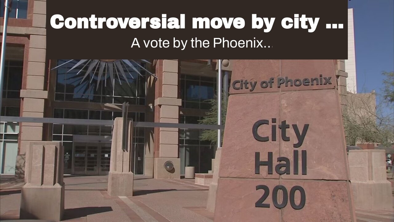 Controversial move by city of Phoenix, sending guns to Ukraine.