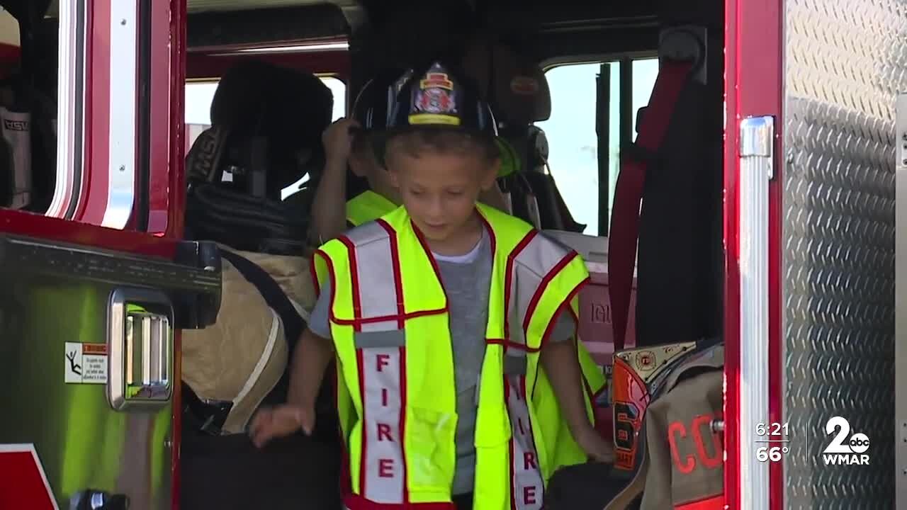 Superheroes surprise students