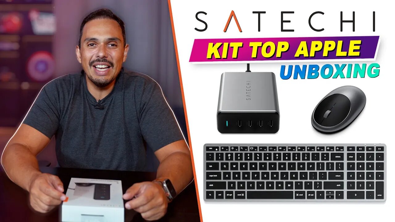 KIT Top da SATECHI para o seu SETUP Apple - UNBOXING #macmasi #satechi