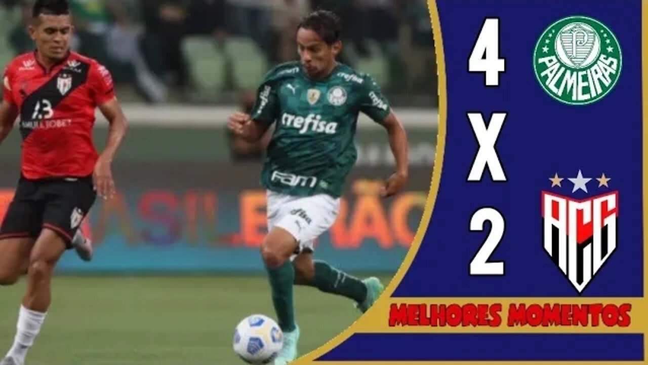 PALMEIRAS 4 X 1 ATLÉTICO-GO | COMPLETO - VERDÃO AVASSALADOR! MELHORES MOMENTOS | BRASILEIRÃO 2022