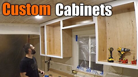 Will These Custom Cabinets Fit This MASSIVE Kitchen ??? | THE HANDYMAN |