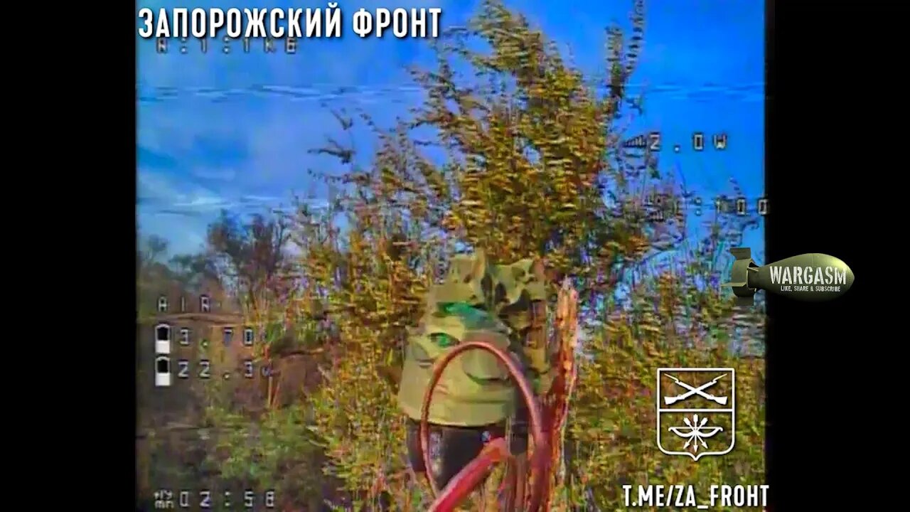 Kamikaze drone knocks out Ukrainian camera at Zaporozhye
