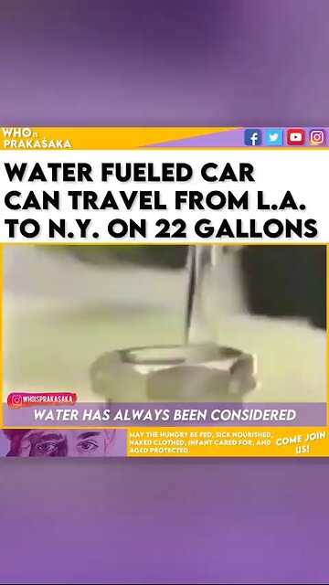 Water as fuel