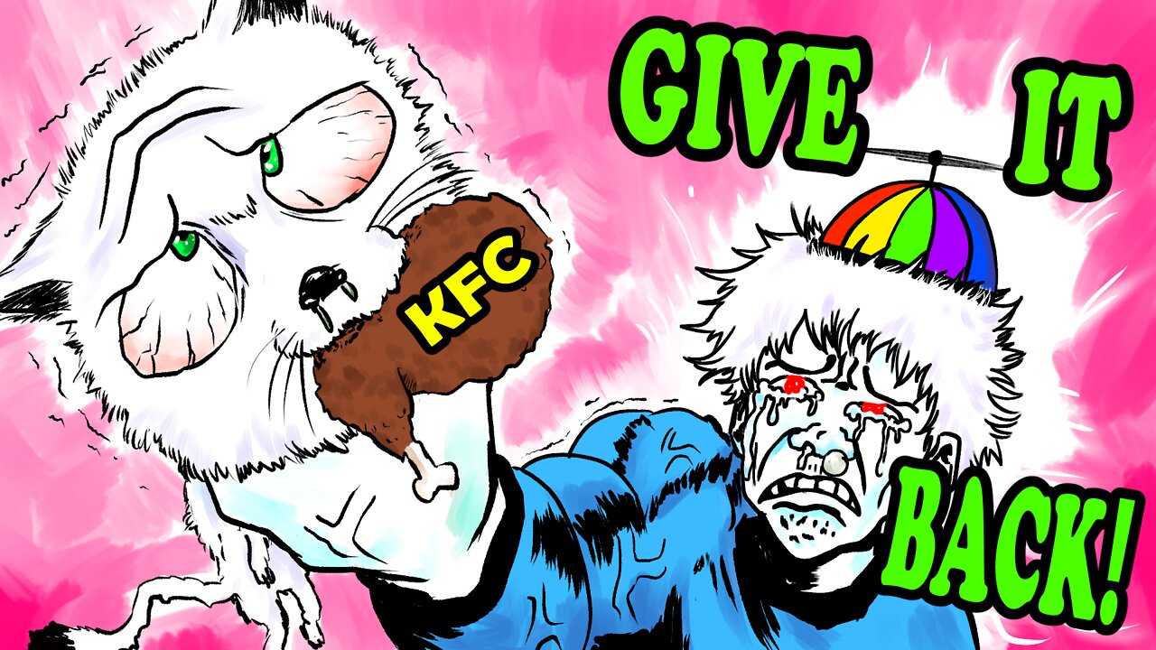 I taught my cat NOT to steal my KFC!
