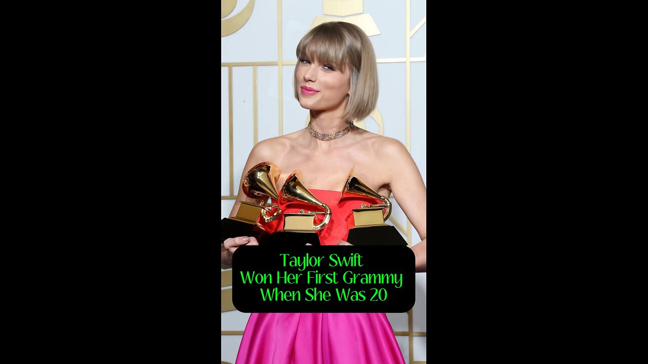 Taylor Swift Won Her First Grammy When She Was 20