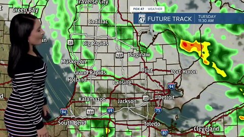 Today's Forecast: Scattered rain showers, cooler and breezy