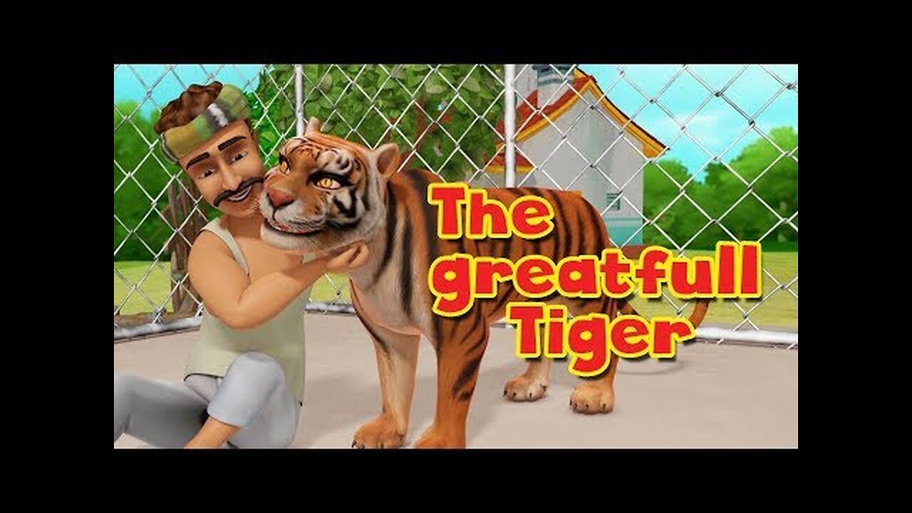 The Grateful Tiger | Moral Stories for Kids in English | Infobells