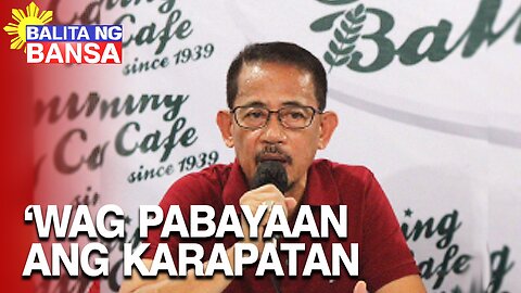 'Wag nating pabayaan ang ating karapatan na malagay sa alanganin —Jigs Magpantay