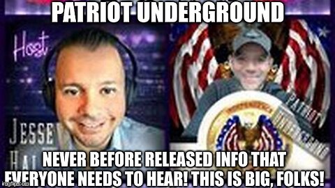 Patriot Underground: Never Before Released Info That Everyone Needs to Hear!