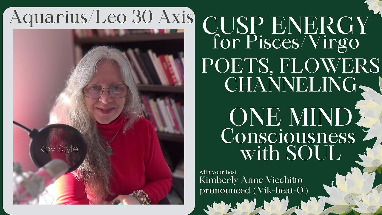 Aquarius 30. Leo 30. Poet. Channeler. One Mind. Cusp Energy! Astrology. Symbol.Podcast.Sabian Degree