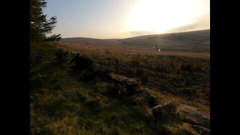 Vlog in the car after a 24 hour wildcamp in Dartmoor