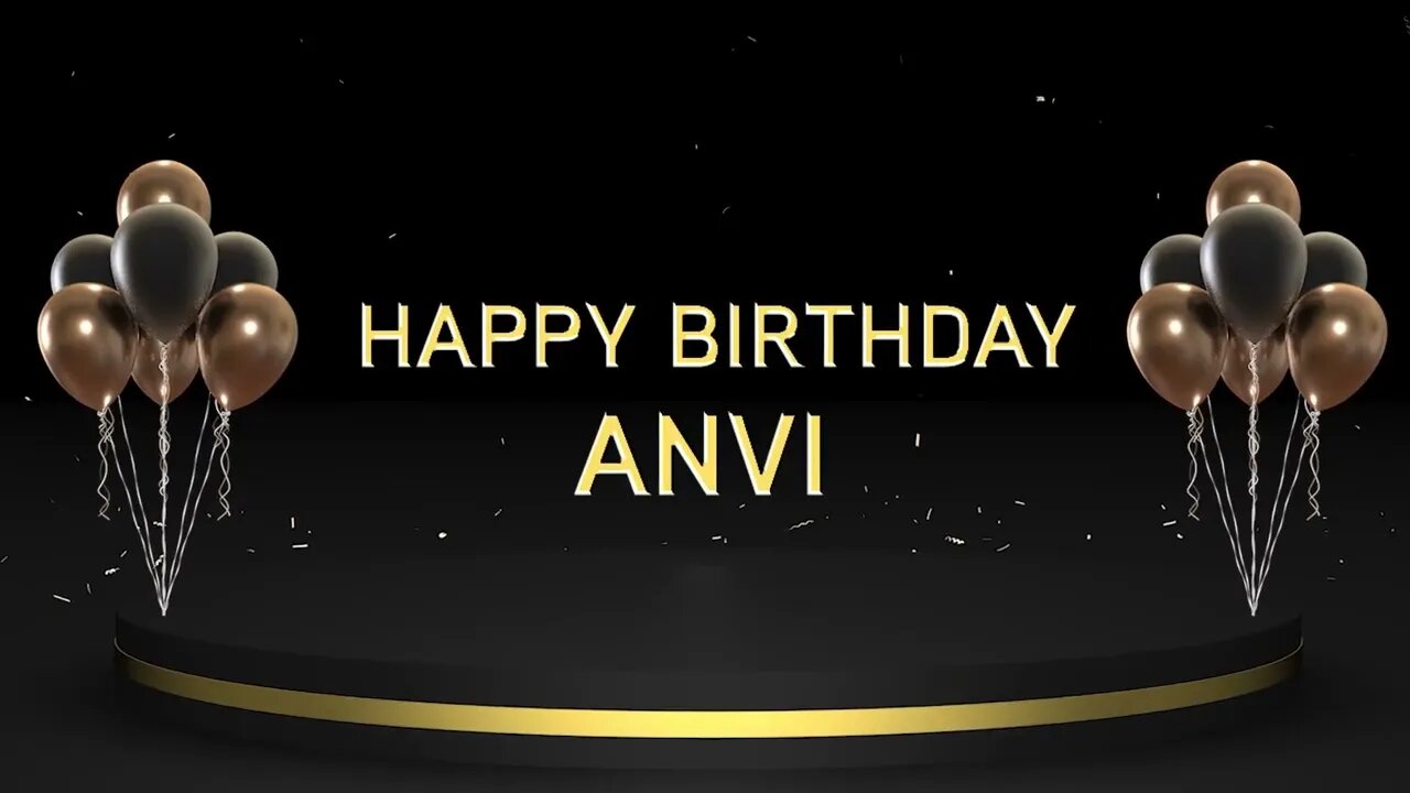 Wish you a very Happy Birthday Anvi