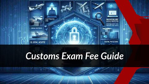 Navigating Customs Exam Fee Payment: Understanding Timeframes and Procedures