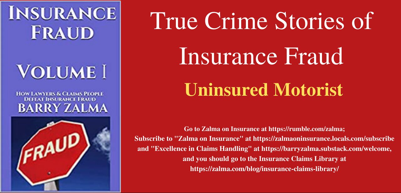 A True Crime Story of Insurance Fraud