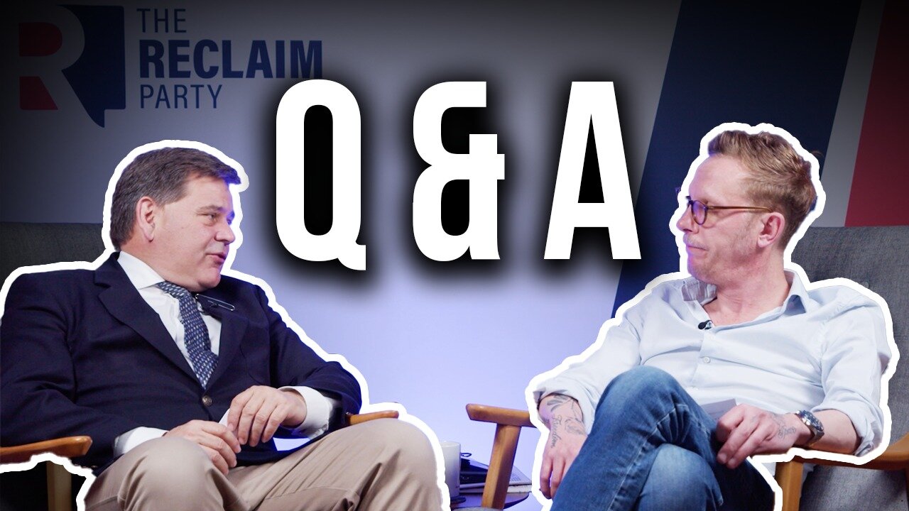 Laurence Fox and Andrew Bridgen Live Q&A: Reclaiming Your Democracy #AMA