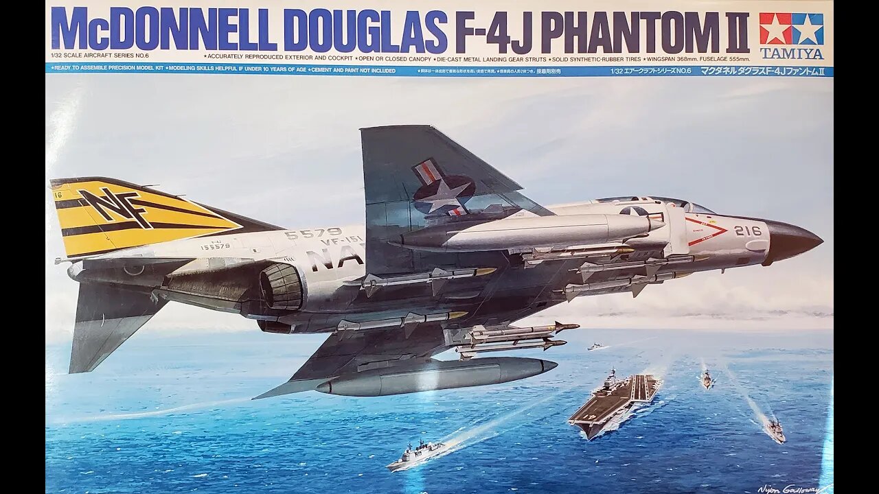 1/32 Tamiya F-4J Phantom II Review/Preview