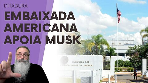 EMBAIXADA AMERICANA apoia MUSK e DEIXA RECADO CLARO para XANDÃO e ESQUERDISTAS: SEM DISNEY para VOCÊ