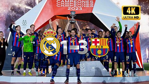 Barcelona vs Real Madrid Spanish Supercup highlight