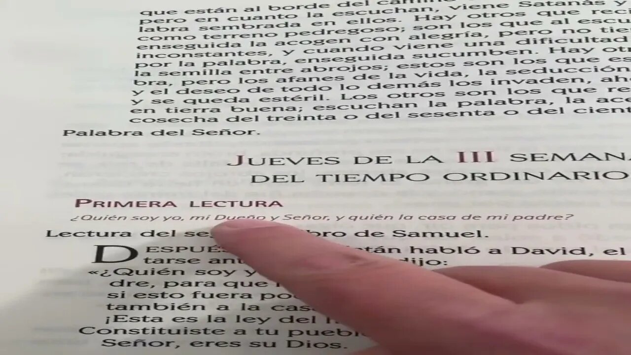 Para los lectores en la misa - Padre Juan Molina
