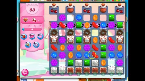 Candy Crush Level 3196 Talkthrough, 33 Moves 0 Boosters