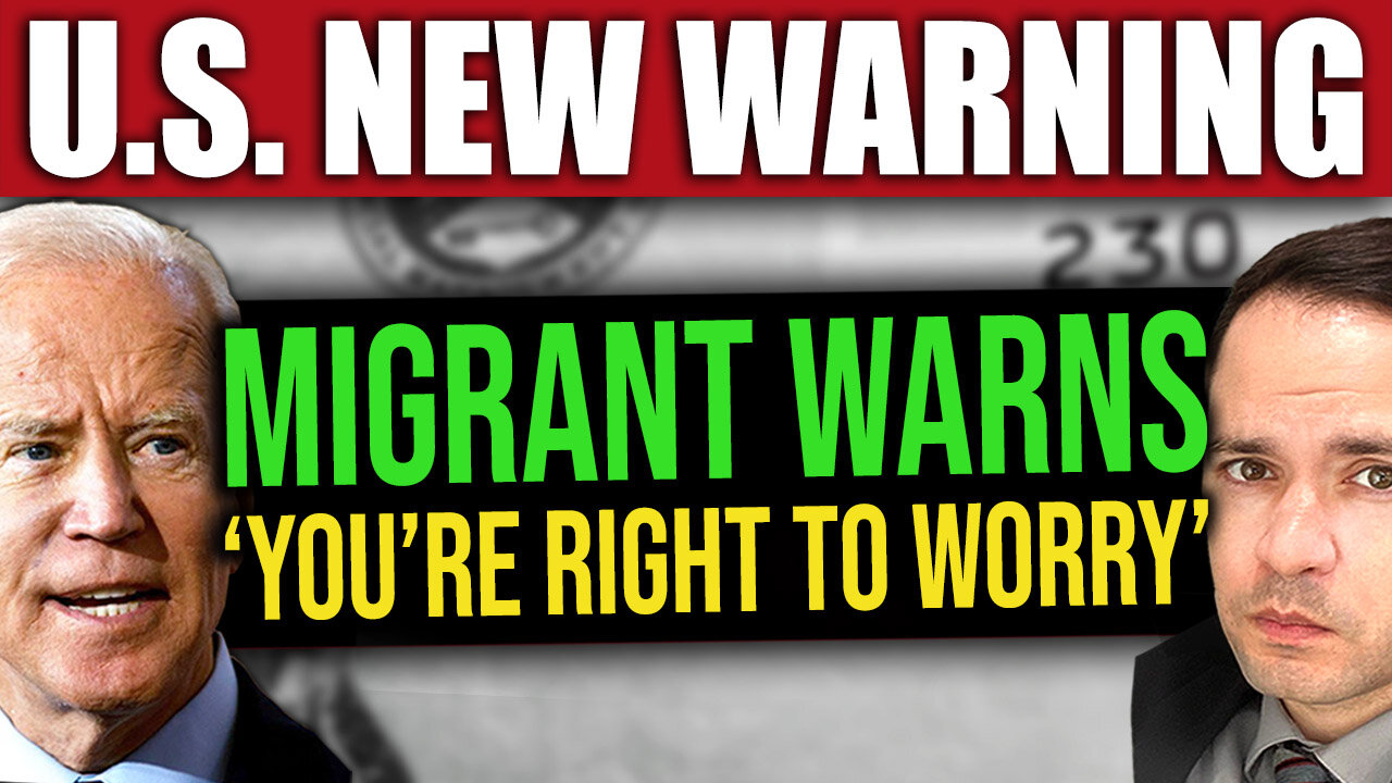 AMERICANS SHOULD BE WORRIED… WARNNING FROM MIGRANT on US Migrant Crisis