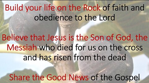 The Good News is the answer