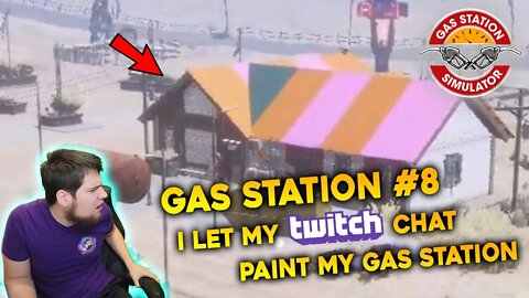 I let my Twitch Chat Paint my Gas Station