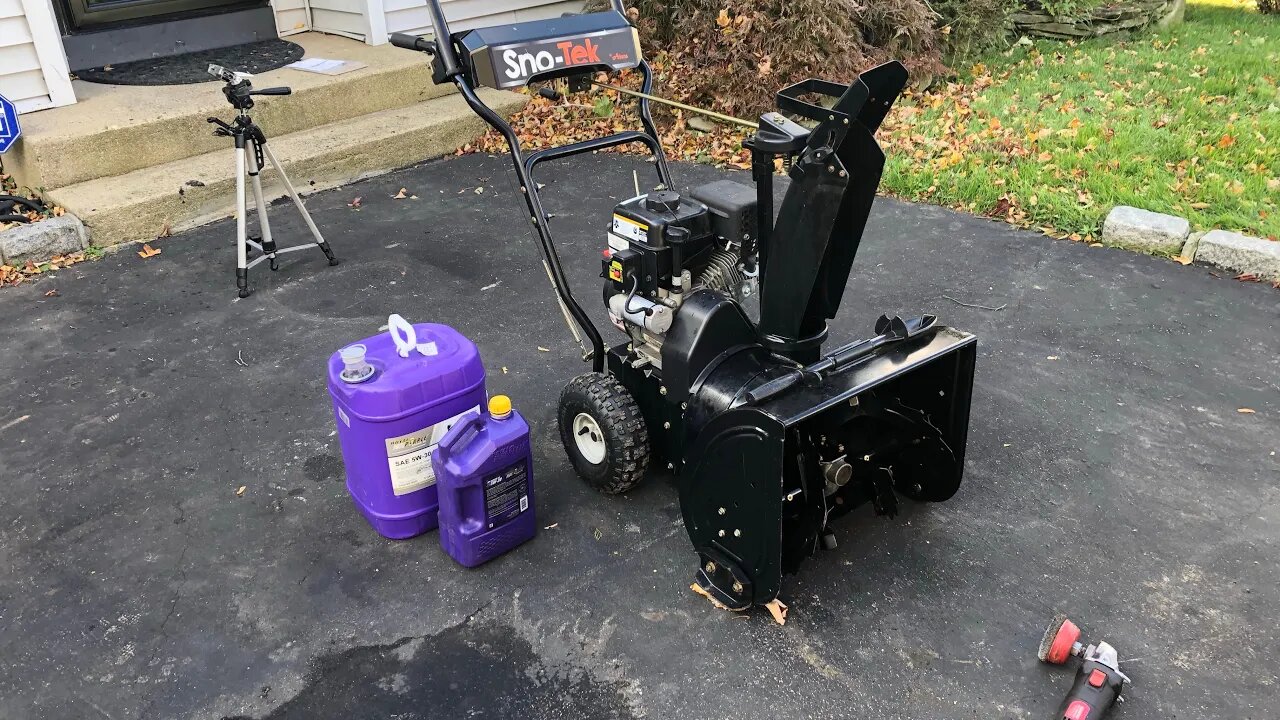 Ariens Sno-Tek 136cc 20" 2 Stage Snow Blower Build P2: How to Tune-Up Service THE END Royal Purple