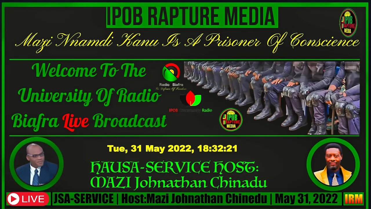 Welcome To The University Of Radio Biafra | Usa live On Air | Host:Mazi Iyke Peters | May 31, 2022