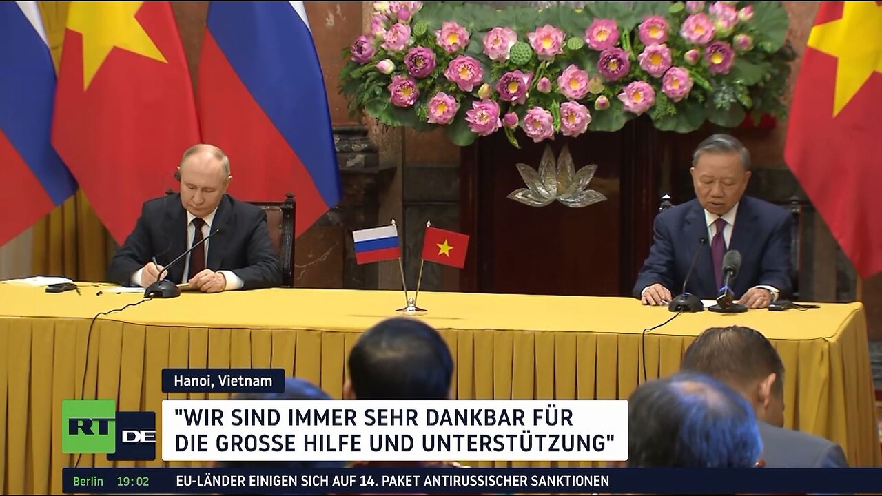 Historische Freundschaft und moderne Herausforderungen: Putin zu Gast in Vietnam