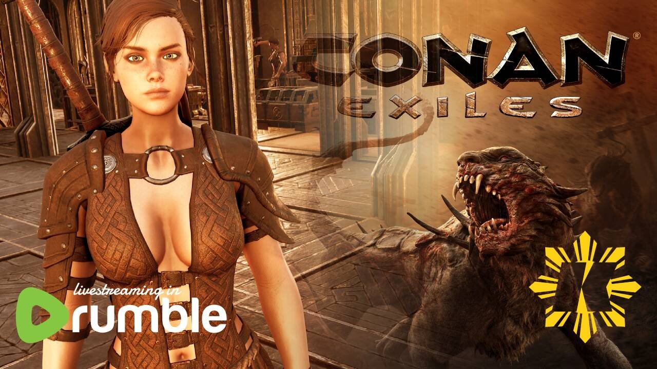 🔴 LIVE » CONAN EXILES » CRUSHER VERSUS SPIDERS >_< [ START @ 10:30 AM EDT, 4/7/23 ]