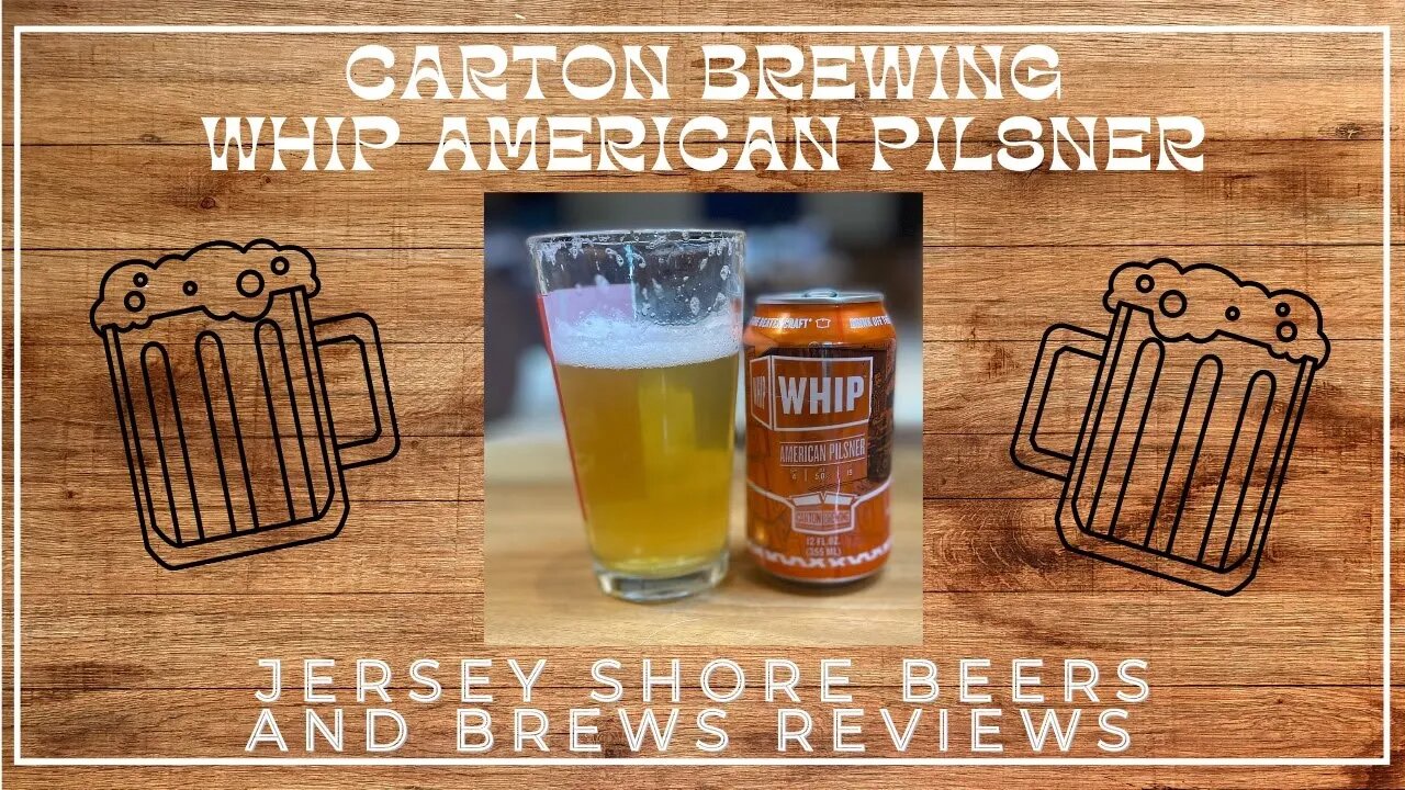 Carton Brewing Whip American Pilsner