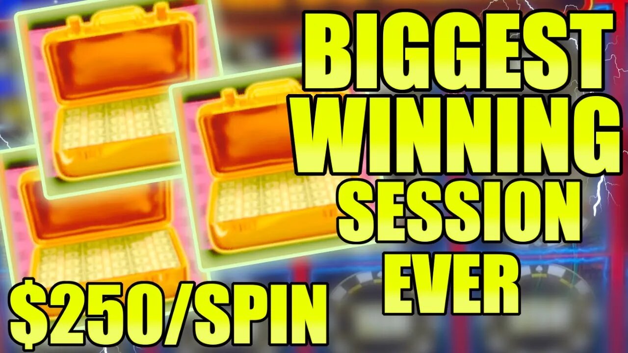 $250/BET MY BIGGEST WINNING SESSION EVER ON HIGH STAKES SLOT MACHINE