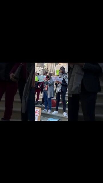 CRINGE: LEFTISTS IN NYC GATHER TO SING A PRO-MASK SONG