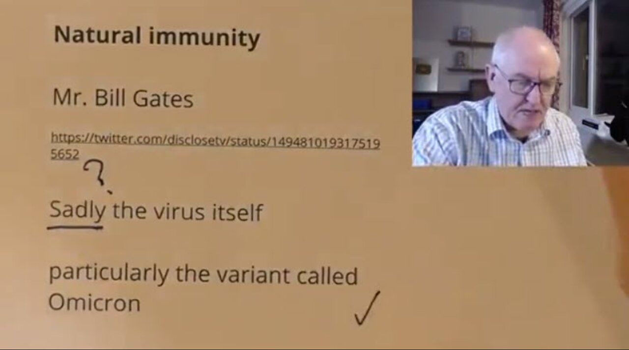 When (shill) Dr. Campbell questions on Kill Gates´ strange word choice