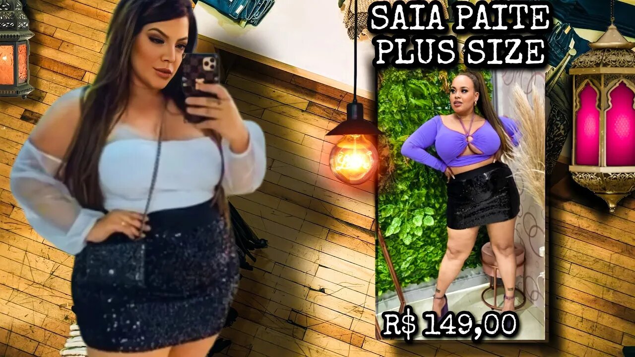 🛑 SAÍA PAITE COM ELÁSTICO MAIS GROSSO E PUNHO MAIS LARGO PLUS SIZE