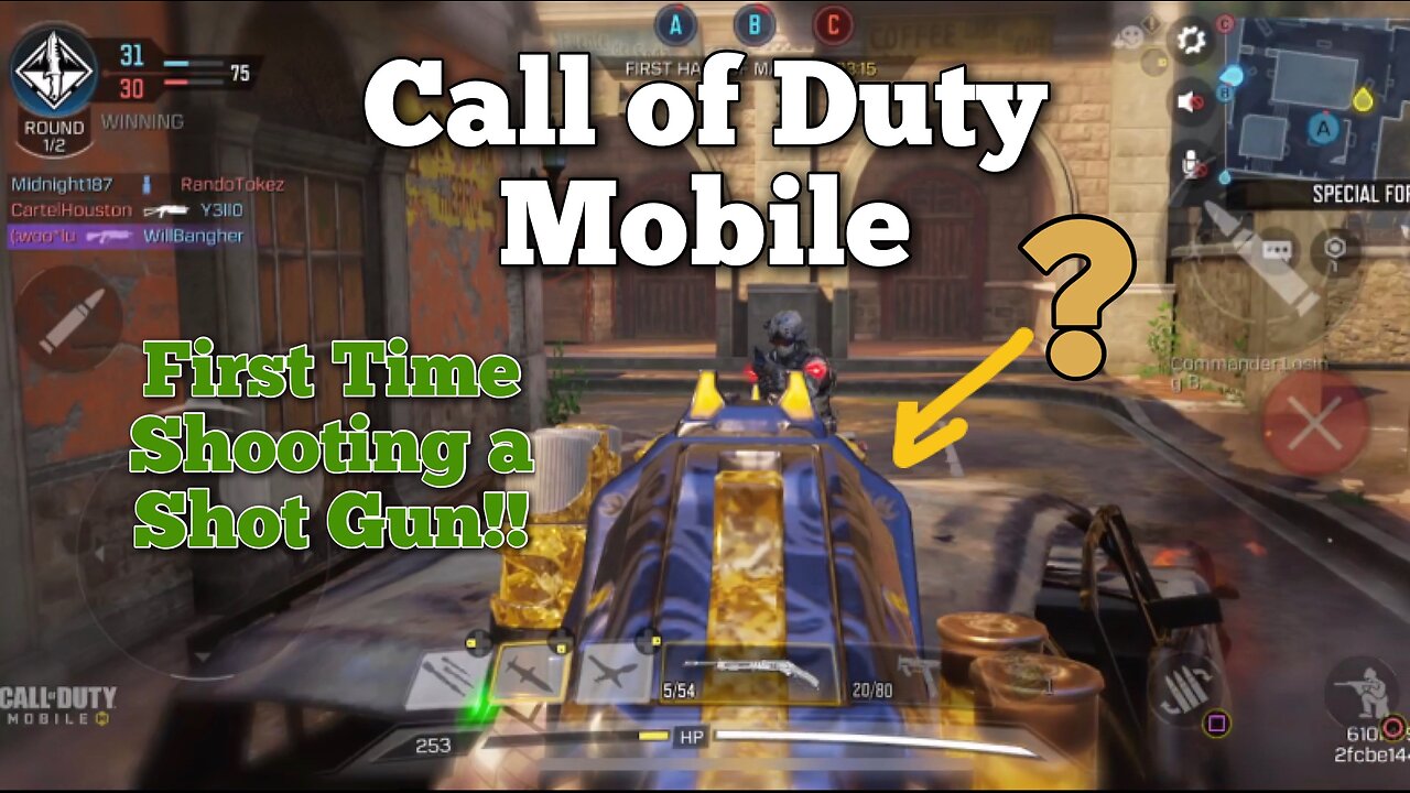 First Time Using A Shotgun! I Like It.. Somewhat.. Call of Duty Mobile w/ Controller