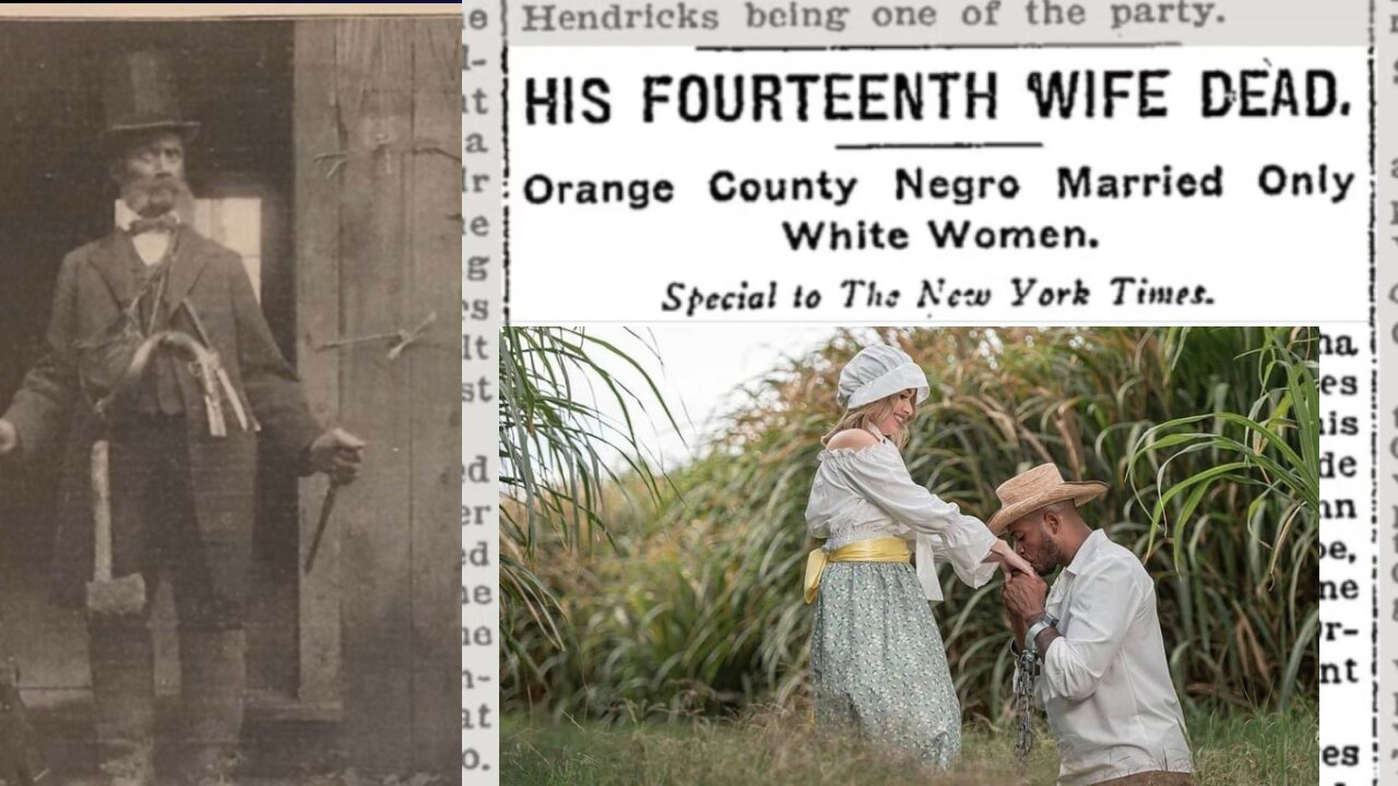 He was born a slave on a plantation but married 14 white women and buried them all | Vintage Dusty