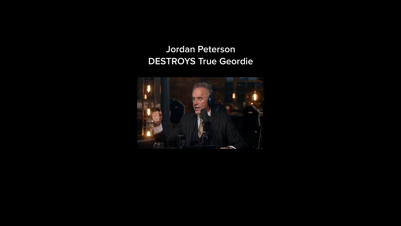 Jordan Peterson snaps on True Goodie