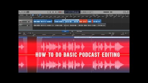 How do you edit a podcast recording?