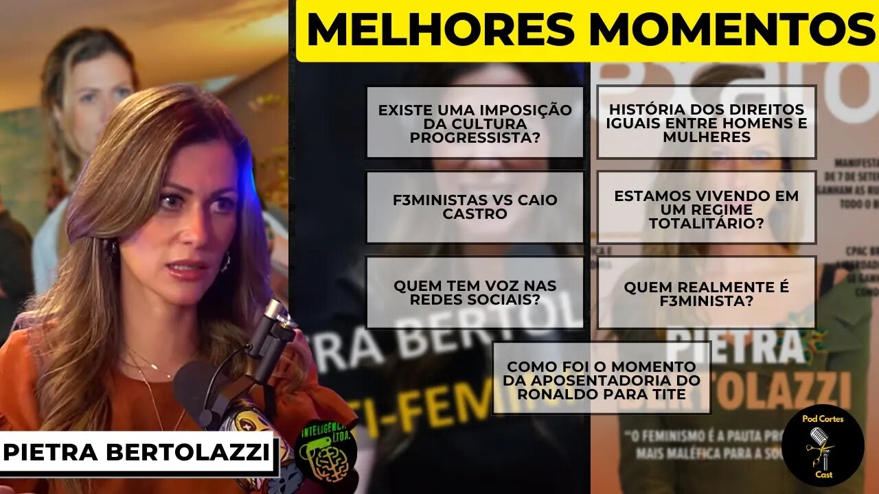 MELHORES MOMENTOS PIETRA BERTOLAZZI - Inteligência Ltda. Podcast