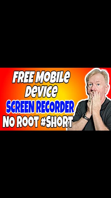 Free Mobile Device Screen Recorder - No Root Required #Shorts