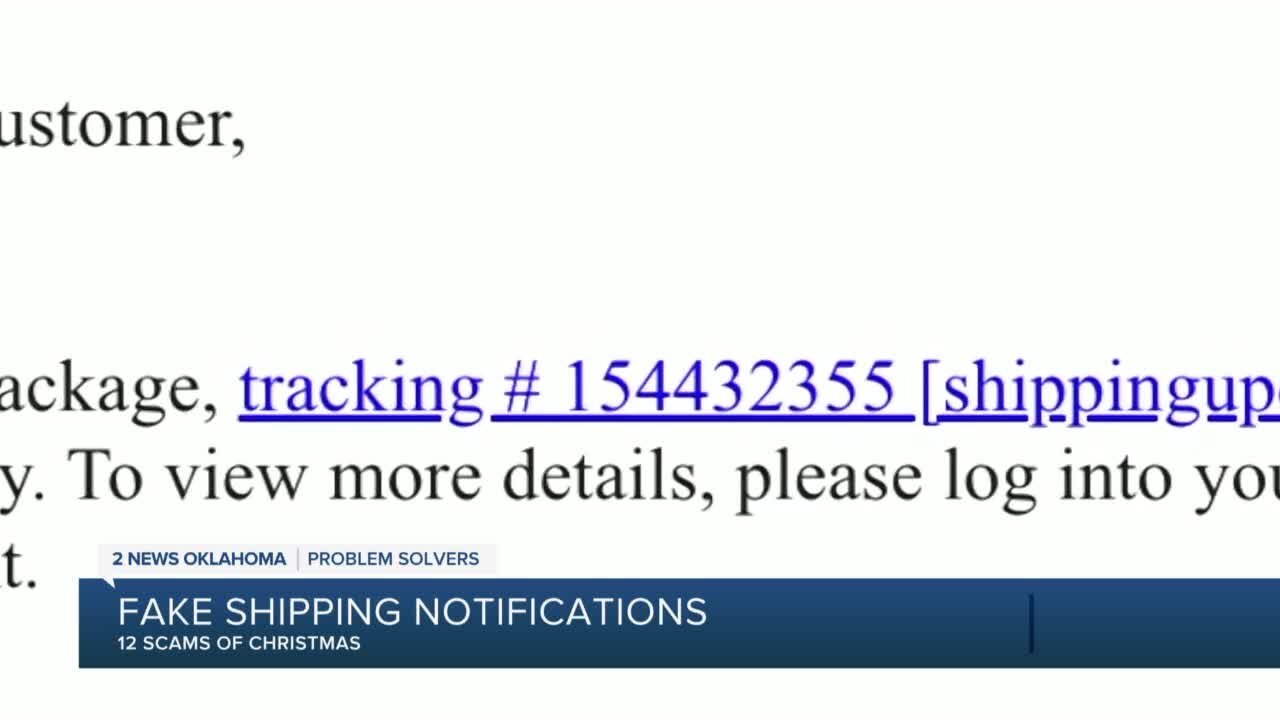 Fake shipping notifications