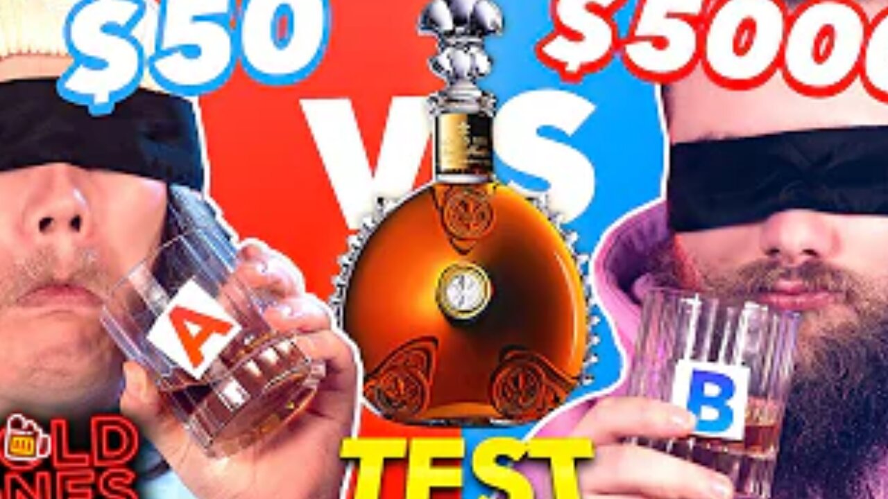 $50 VS $5000 Blindfolded Alcohol Taste Test (Cold Ones: Reupload)