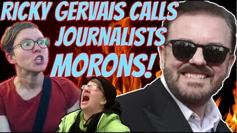 Ricky Gervais CONTINUES RAMPAGE Against Woke Hollywood and Calls Journalists MORONS!