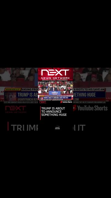 TRUMP IS ABOUT TO ANNOUNCE SOMETHING HUGE #shorts