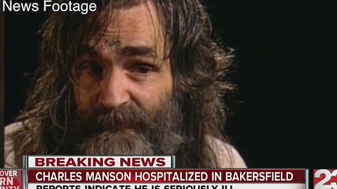 Charles Manson hospitalized
