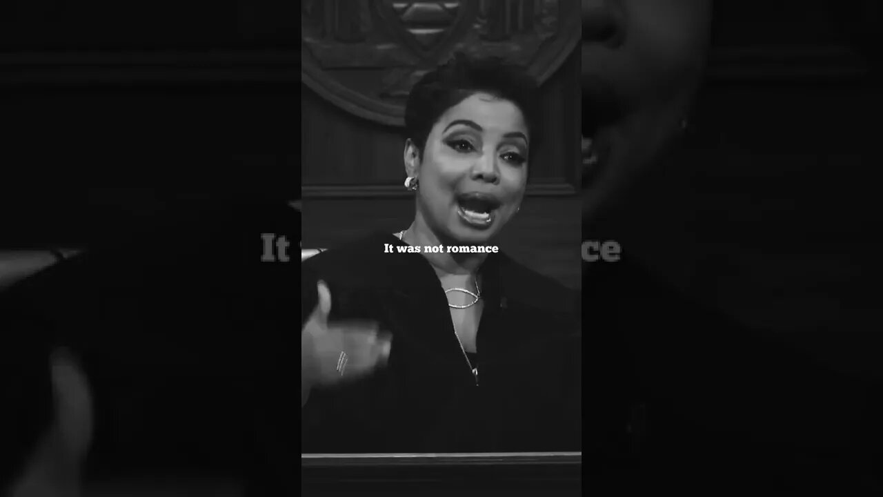 Speaker: Judge Lynn Toler 🙌🏻 this is real talk .