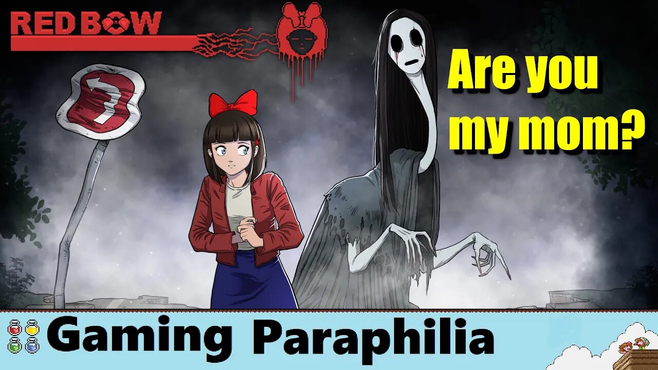 Red Bow and a black heart | Gaming Paraphilia