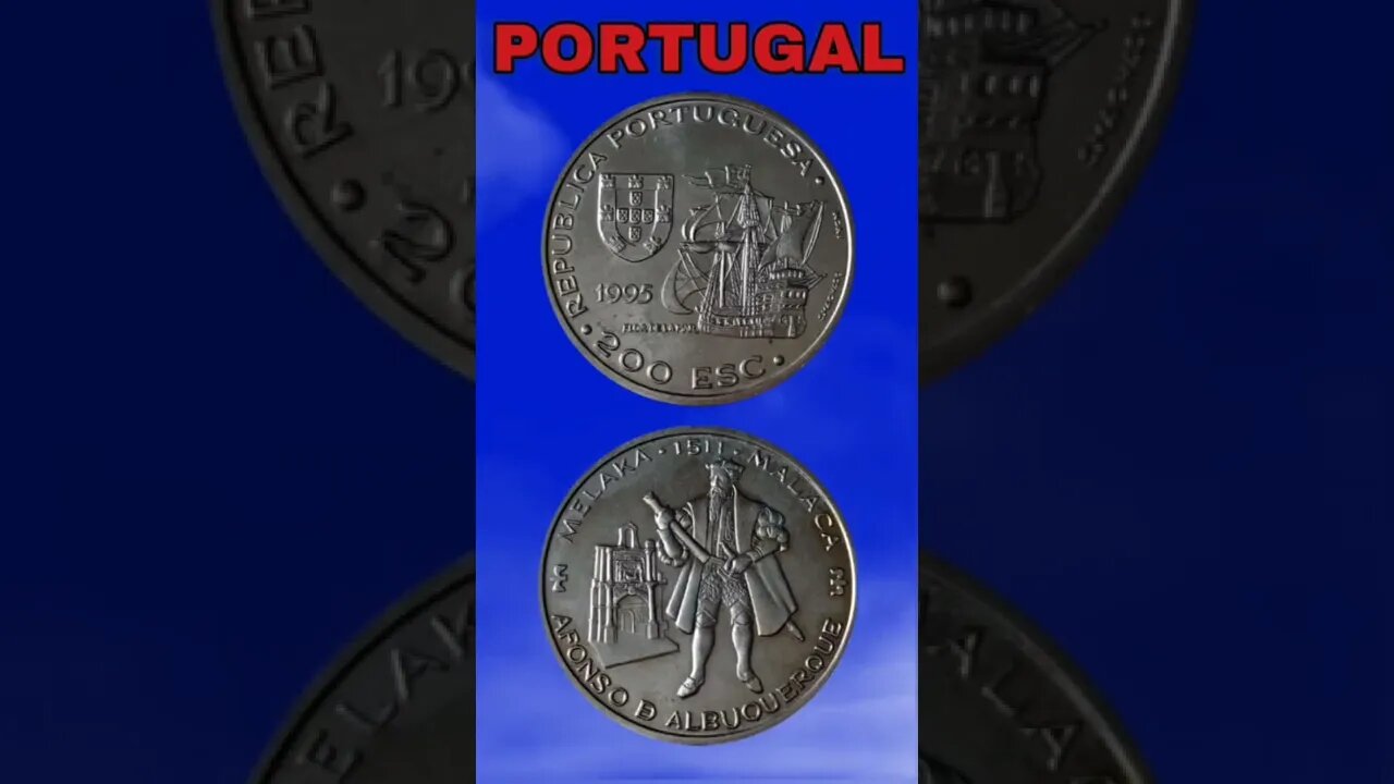 Portugal 200 Escudos 1995.#shorts #coinnotesz